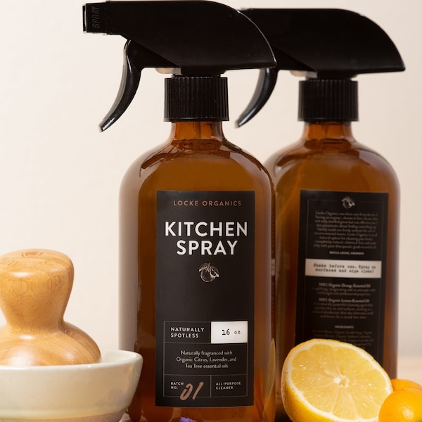 Nettoyant bio tout usage : huiles essentielles, non toxique, sans cruauté