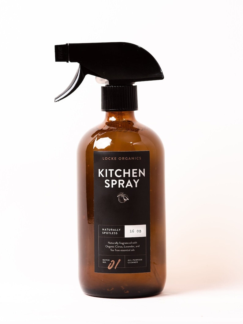 Organic All Purpose Cleaner Essential Oils Glass Bottles Etsy