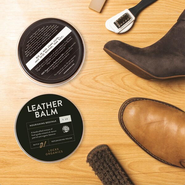 Nourishing Leather Balm | Beeswax | 4oz. | Restore | Leather Conditioner