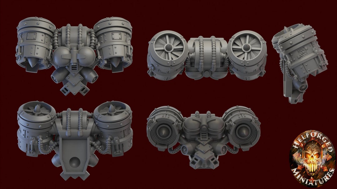 MK2 Jump Packs by Conversion Bits Grimdark Etsy