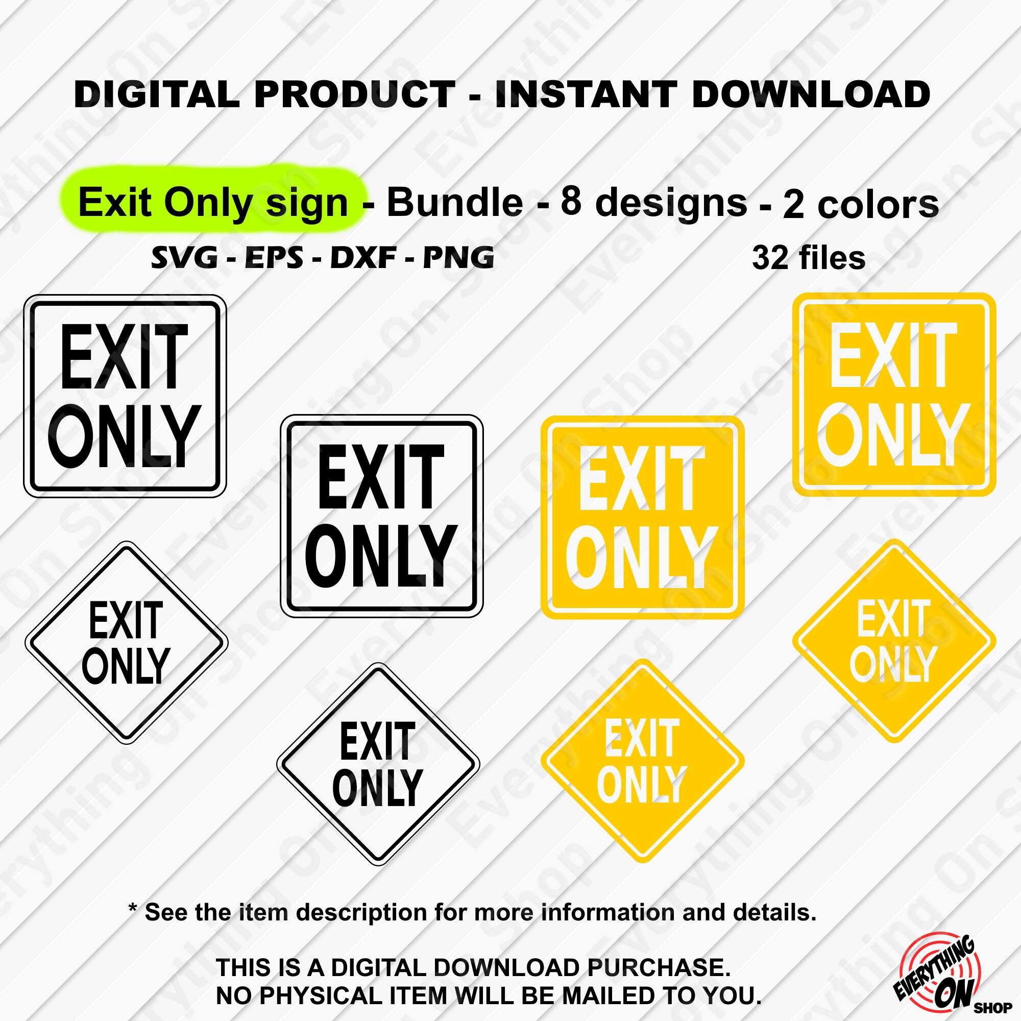 Exit Only R Sign Exit Only Sign Png