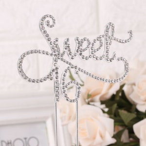 Sweet 16 Rhinestone Birthday Cake Topper 4-3/4" X 3"
