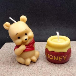 Winnie de Poeh en honing pottenset verjaardagstaart kaars toppers