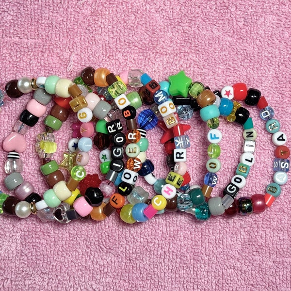 Tyler, das Schöpfer-Musik-Künstler-Album Inspirierte Kandi Perlen Pony Perler Bead personalisierte Armband Golf Wang IGOR, Blumenjunge, Kobold, WOLF