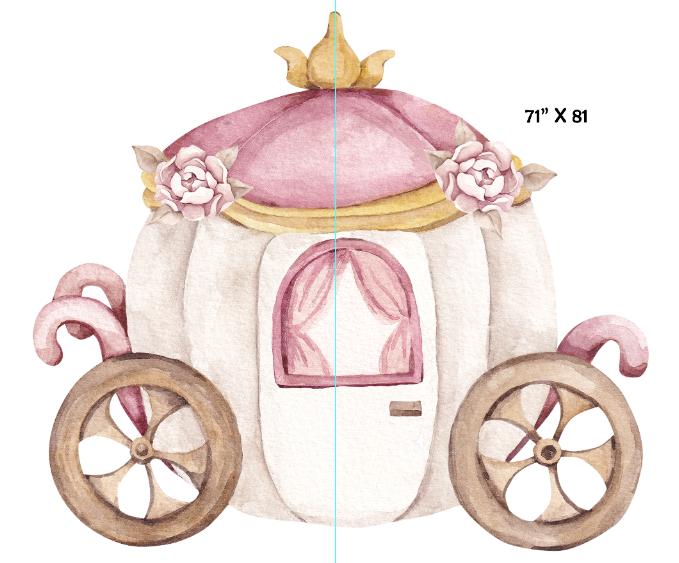 Princess Castle 6ft Coroplast cutouts props party decorations ( No stands or stakes included)