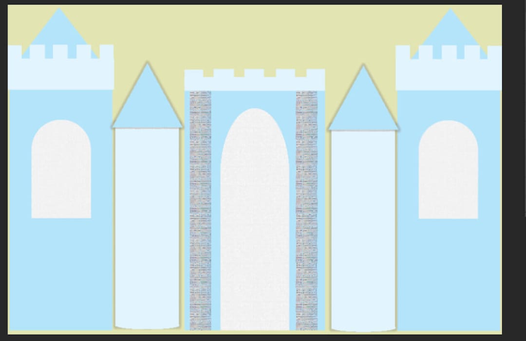 Castle Blue 8ft (ES2271QS3)(ES2273FS) (es2273fsmirrior)custom
