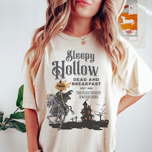 Halloween Shirt, Sleepy Hollow Shirt, Vintage Halloween Shirt, Retro Fall Shirt, Headless Horseman tshirt, Vintage Halloween Horror Shirt