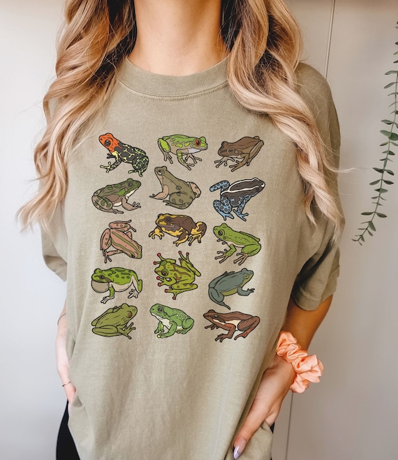 Frog t-shirt Cottagecore Frog tshirt I Love Frogs t shirt Cute frog Frog and Toad Shirt Cottage Core Grunge Fairycore Shirt Cottagecore