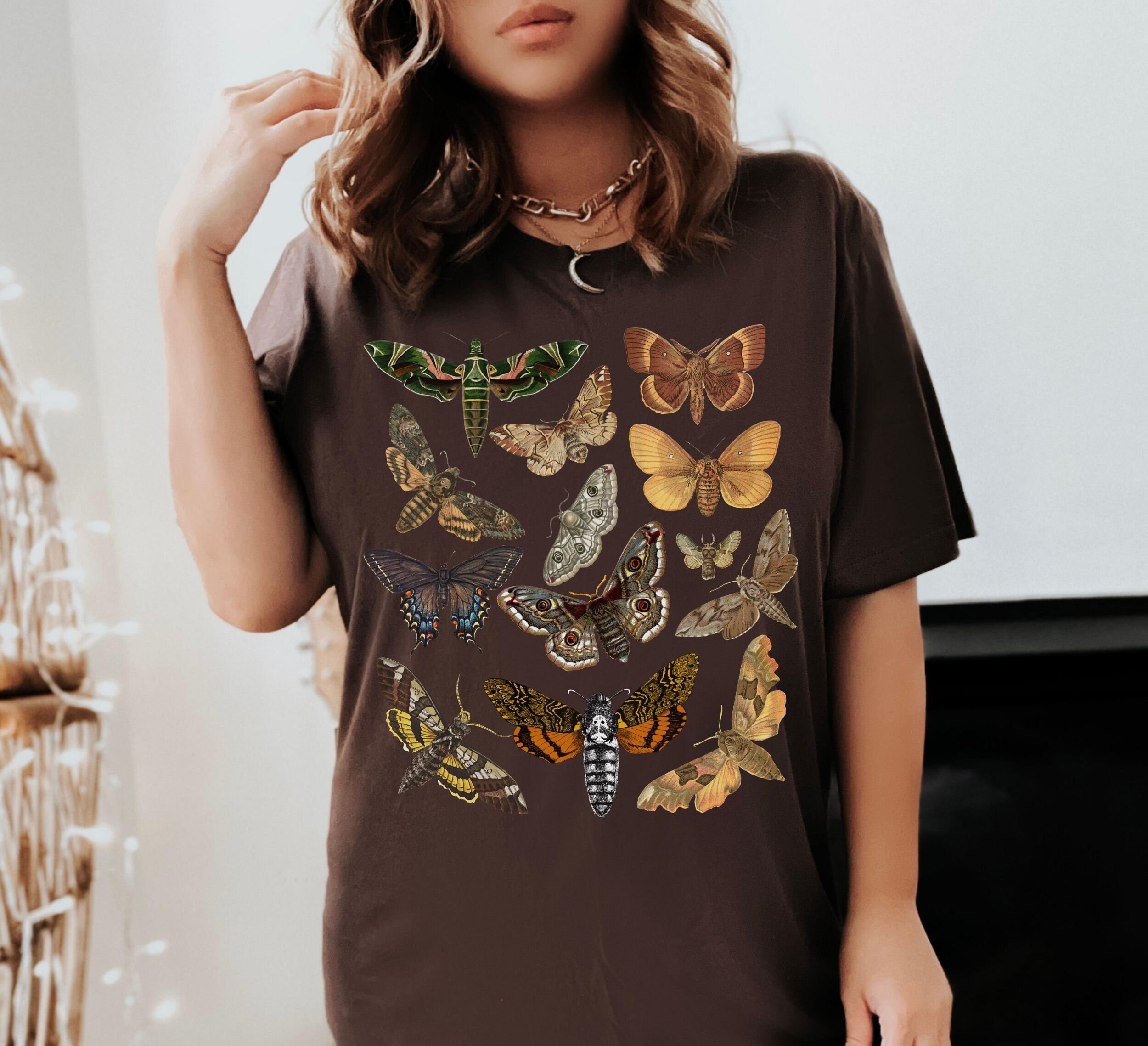 Moth Cottagecore Shirt, Bug Insect Shirt, Moth Cottage Core Shirt ...