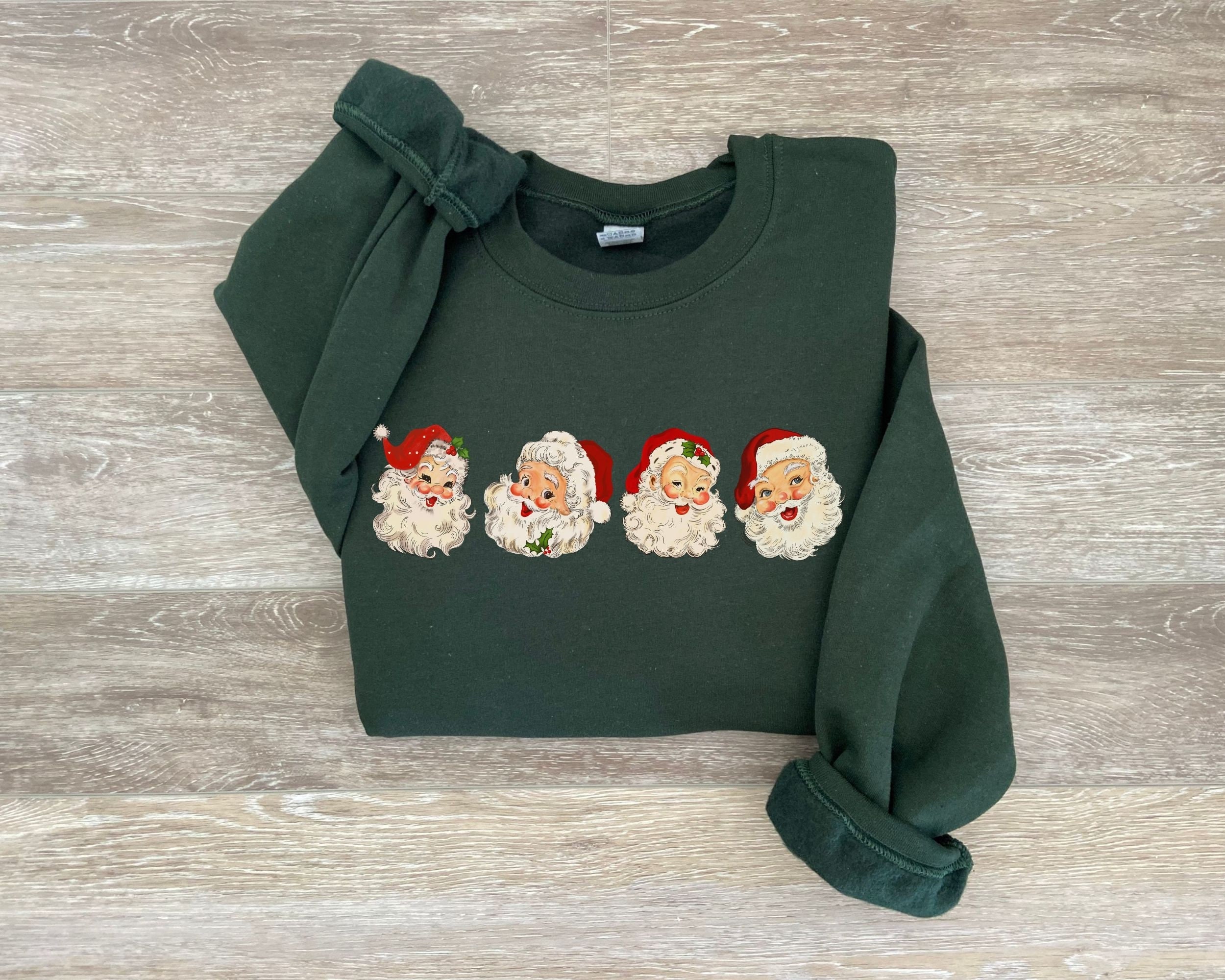 Santa Claus Sweater - Etsy