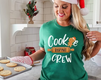 Christmas Cookie Baking Crew Shirt, Family Christmas Shirts, Matching Christmas Shirts, Baking Family Shirts, Matching Holiday Baking Shirts