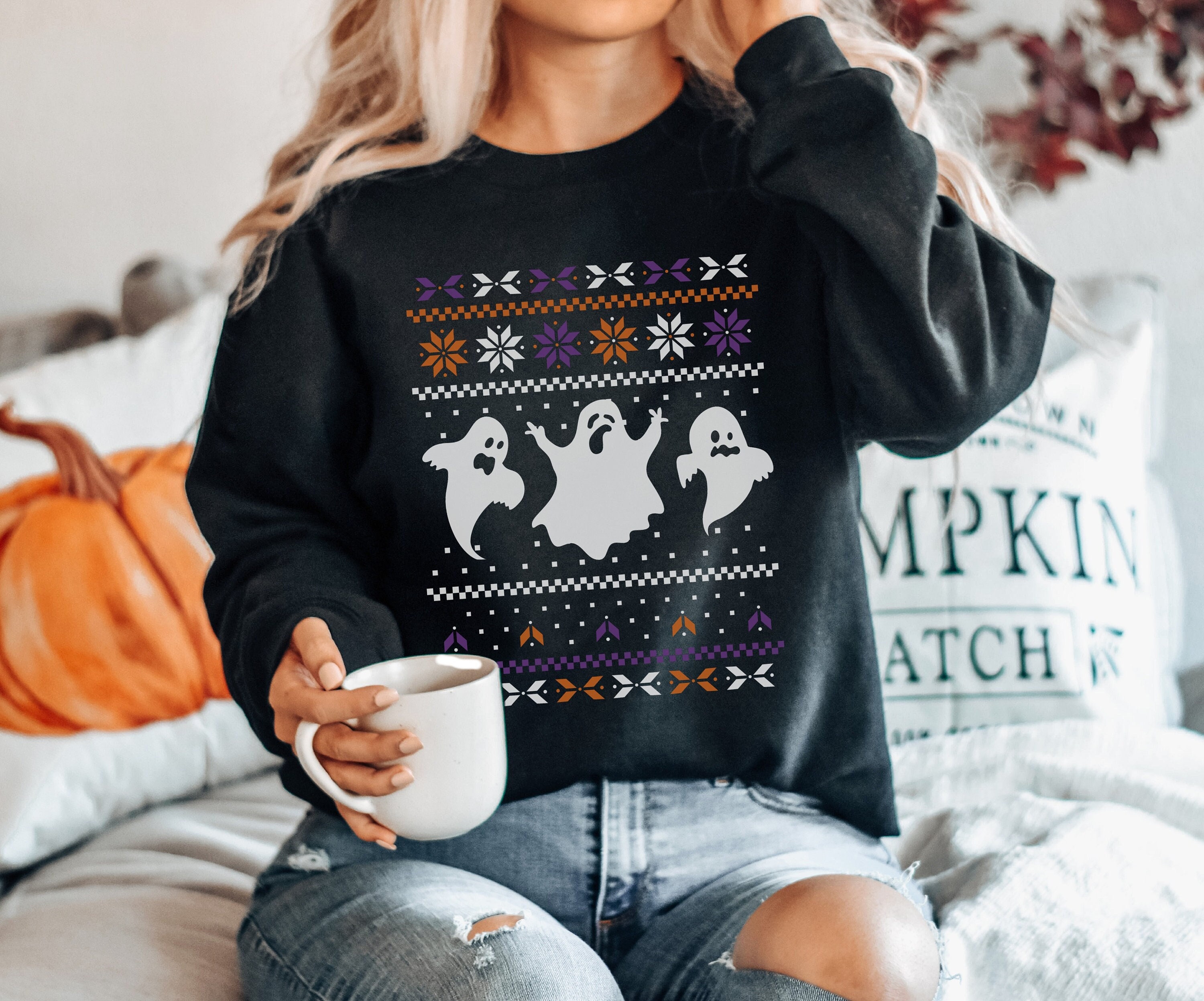 Halloween Jumper - Etsy
