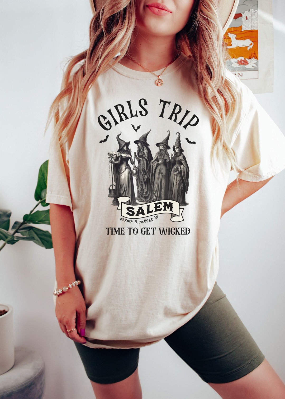 Halloween Shirt, Girls Trip Salem Tshirt, Vintage Halloween Shirt