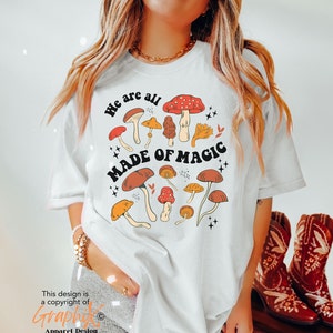 T-shirt Mushroom Dream | Ricercatore Volontario Psichedelico | Vintage Unisex | M472