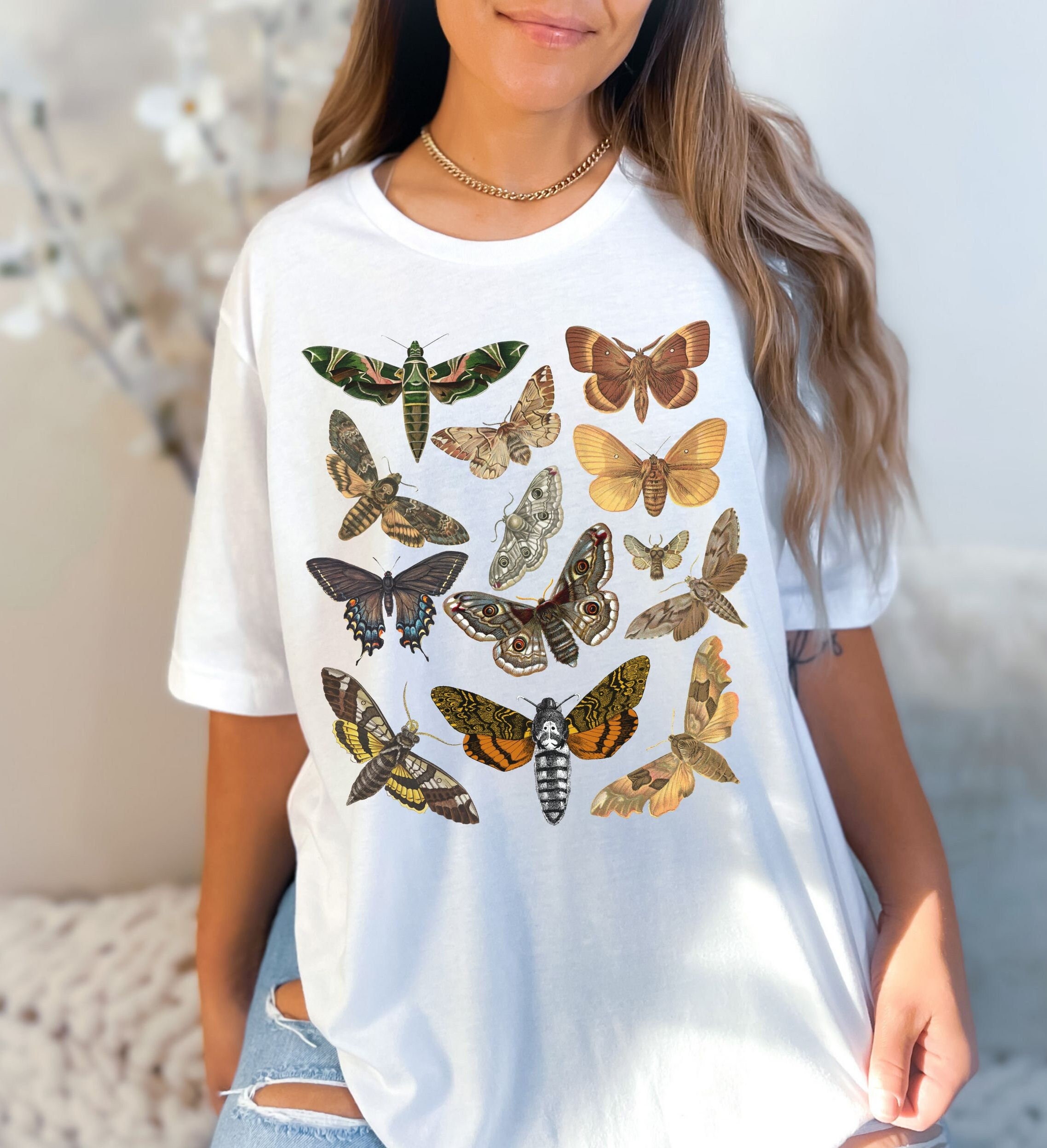 Moth Cottagecore Shirt, Bug Insect Shirt, Moth Cottage Core Shirt ...