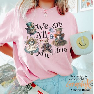 Alice In Wonderland High Low Tshirt Alice In Wonderland High Low Tshirt