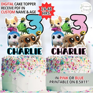 Spinne Cartoon, DIGITAL Cake Topper Geburtstag Party Feier Feiern