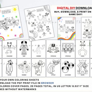 Updated Latest Chapter 2 Rainbow Friends, DIY/ Print Your Own Coloring  Sheets Booklet Book Coloring Pages Drawing, Digital Download -  Israel