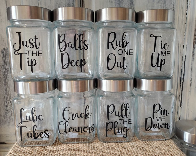 Funny Bathroom Jars - Etsy