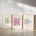 Set of 3 Bible Verse Wall Art, Scripture Print, Modern Christian Wall Art, Jesus Quote Wall Art, Christian Gift For Her Corinthians Script product logo