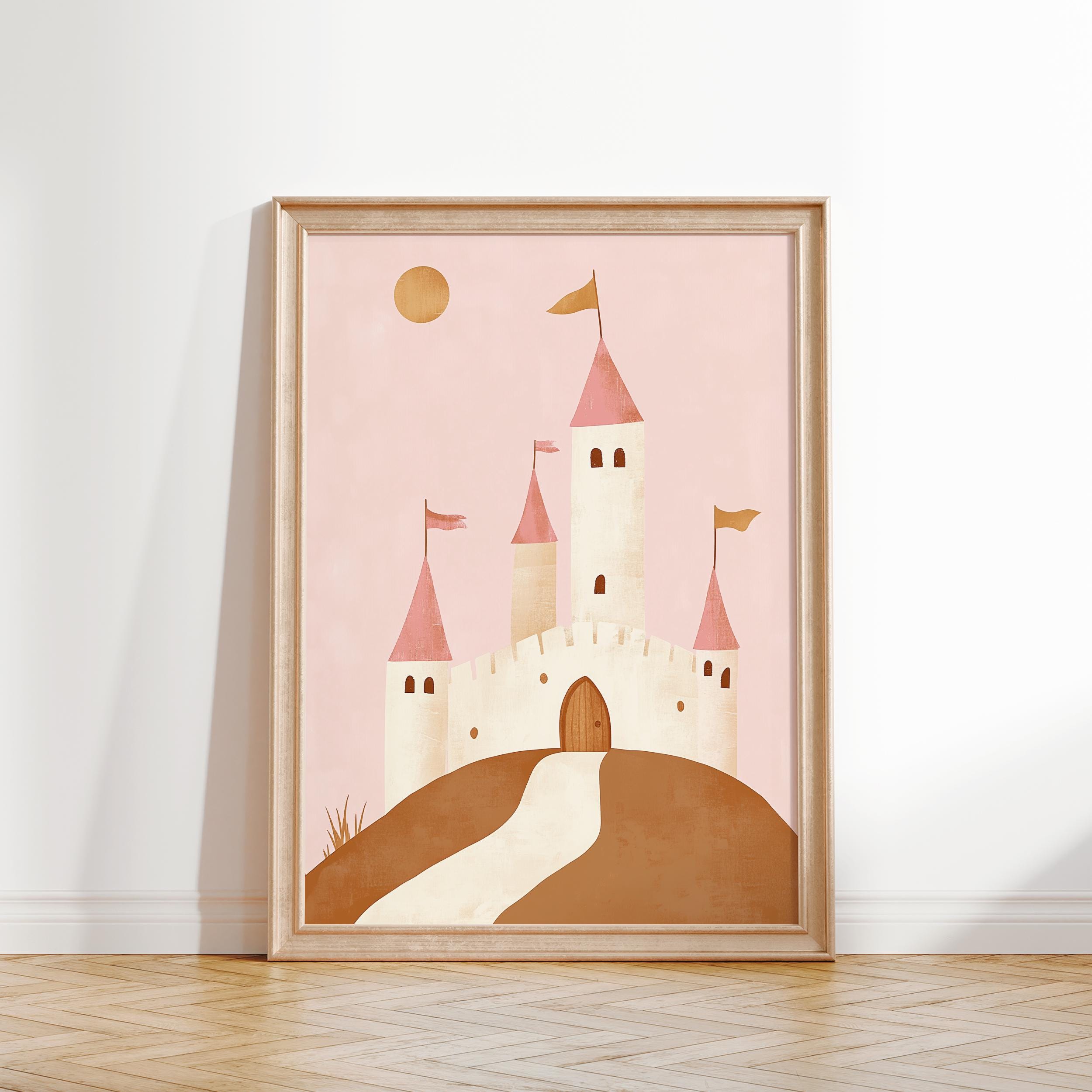 Prinzessinnen Wandposter Set - 12 Märchen-Motive Für Mädchenzimmer (20x25cm)