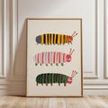 Bug Wall Art, Caterpillar Prints, Kids Room Decor, Digital Download, Nursery Insect Art, Children's Room Art, Boys Room Decor product logo