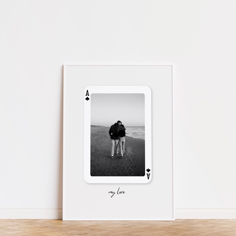 Custom Valentine's Day Gift for Her Personalized Gift Custom Playing