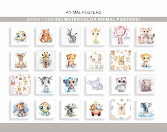 Montessori Learning Posters Bundle: 2000+ Printable Charts, Bilingual Classroom Decor (Digital Download)