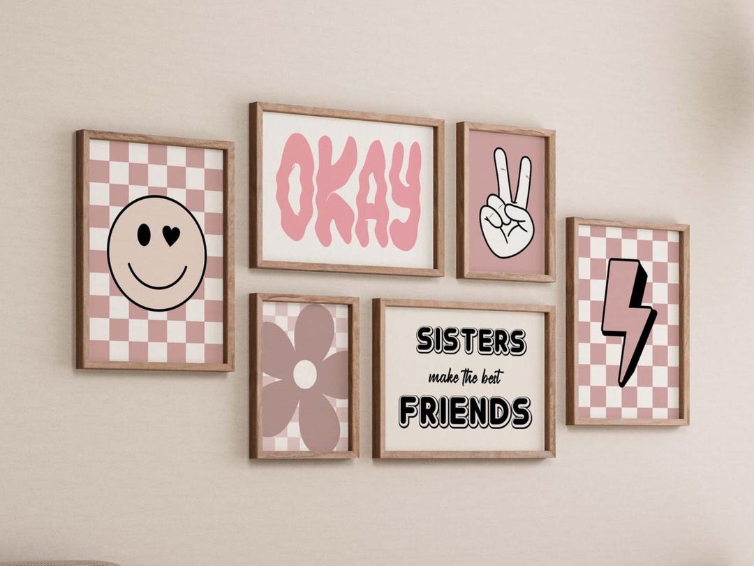 Girls Room Printable Wall Art Bundle of 100 Printable Posters for Teen ...