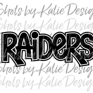 Raiders PNG, Raiders Vector, Digital Raiders Design, Raiders Letters, Raiders SVG, Sublimation Design, Instant Download