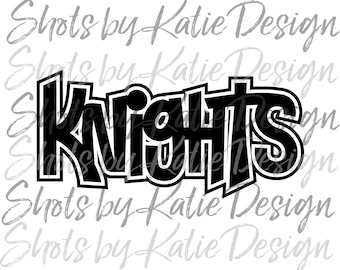 Riddare PNG, riddare vektor, digital riddare design, riddare bokstäver, riddare SVG, sublimeringsdesign, omedelbar nedladdning, riddare, gå riddare