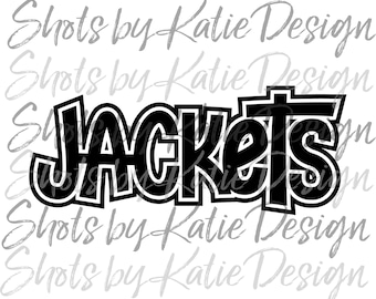 Jackets PNG, Jackets SVG, Digital Jackets, Jackets Letters, Go Jackets, Jackets Sublimation, Instant Download, Jackets, Jackets Mascot
