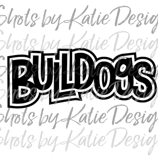 Bulldogs PNG, Bulldogs Vector, Digital Bulldogs Design, Bulldogs Letters, Bulldogs SVG, Sublimation Design, Instant Download, Bulldogs