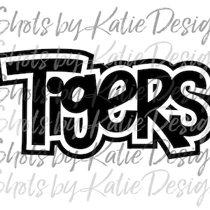 Tigers PNG, Tigers Vector, Digital Tigers Design, Tigers Letters, Tigers SVG, Sublimation Design, Instant Download, Tigers