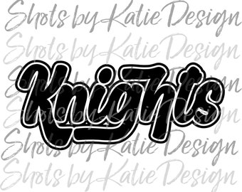 Riddare PNG, riddare vektor, digital riddare design, riddare bokstäver, riddare SVG, sublimeringsdesign, omedelbar nedladdning, riddare, gå riddare