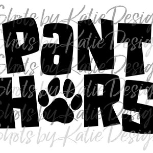 Panthers PNG, Panthers SVG, Digital Panthers Design, Panthers Letters, Sublimation Design, Instant Download, Panthers, Go Panthers, Panther