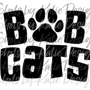 Bobcats PNG, Bobcats Vector, Bobcats Design, Bobcats Letters, Bobcats, Go Bobcats, Bobcats SVG, sublimatieontwerp, Instant Download