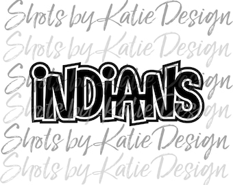 Indians PNG, Indians Vector, Indians Digital, Indians Letters, Indians SVG, Instant Download, Indians, Go Indians, Indians, Indians Design