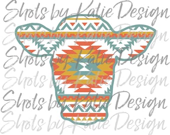 Vaca Asteca PNG, Vaca Asteca SVG, Design de Rancho, Sublimação de Gado, Download Instantâneo, Esposa de Rancho, Design de Vaca, CowSVG, gado png, vaca svg, vaca