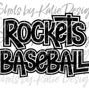 Rockets Baseball PNG, Rockets Baseball SVG, Digital Rockets, Rockets Png, Go Rockets, Rockets Svg, Instant Download, Rockets, Baseball