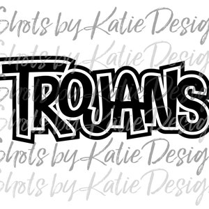 Trojans PNG, Trojans Vector, Digital Trojans Design, Trojans Letters, Trojans SVG, Design de sublimação, Download instantâneo, Trojans, Go Trojans
