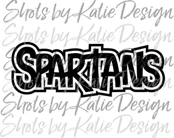 Spartans PNG, Spartans Vector, Digital Spartans Design, Spartans Letters, Spartans SVG, Sublimation Design, Instant Download