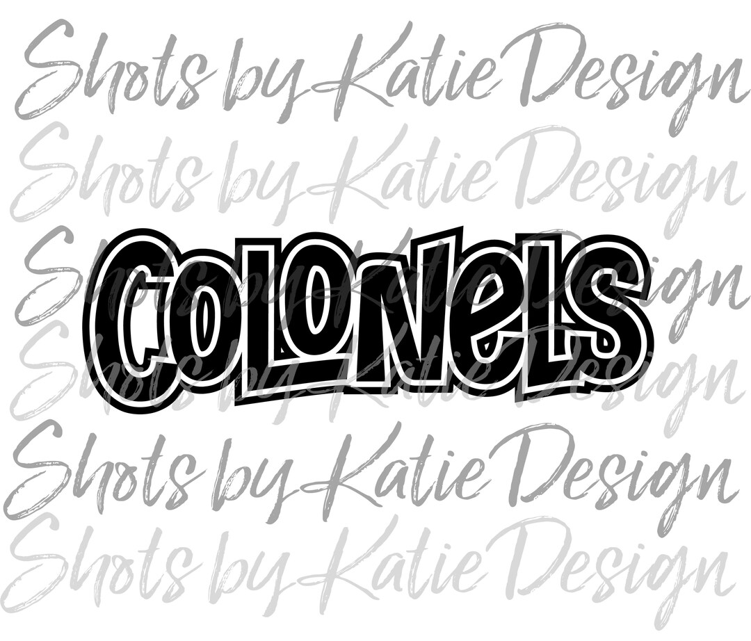 Colonels PNG, Colonels Digital,colonels Design, Colonels Letters