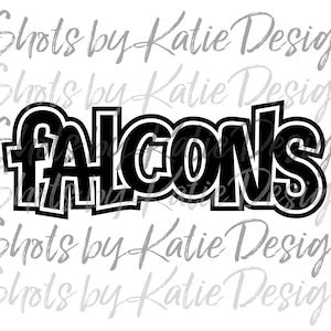 Falcons PNG, Falcons SVG, Falcons Digital, Falcons Letters, Falcons Vector, Instant Download, Go Falcons, Falcons, Falcons Sublimation