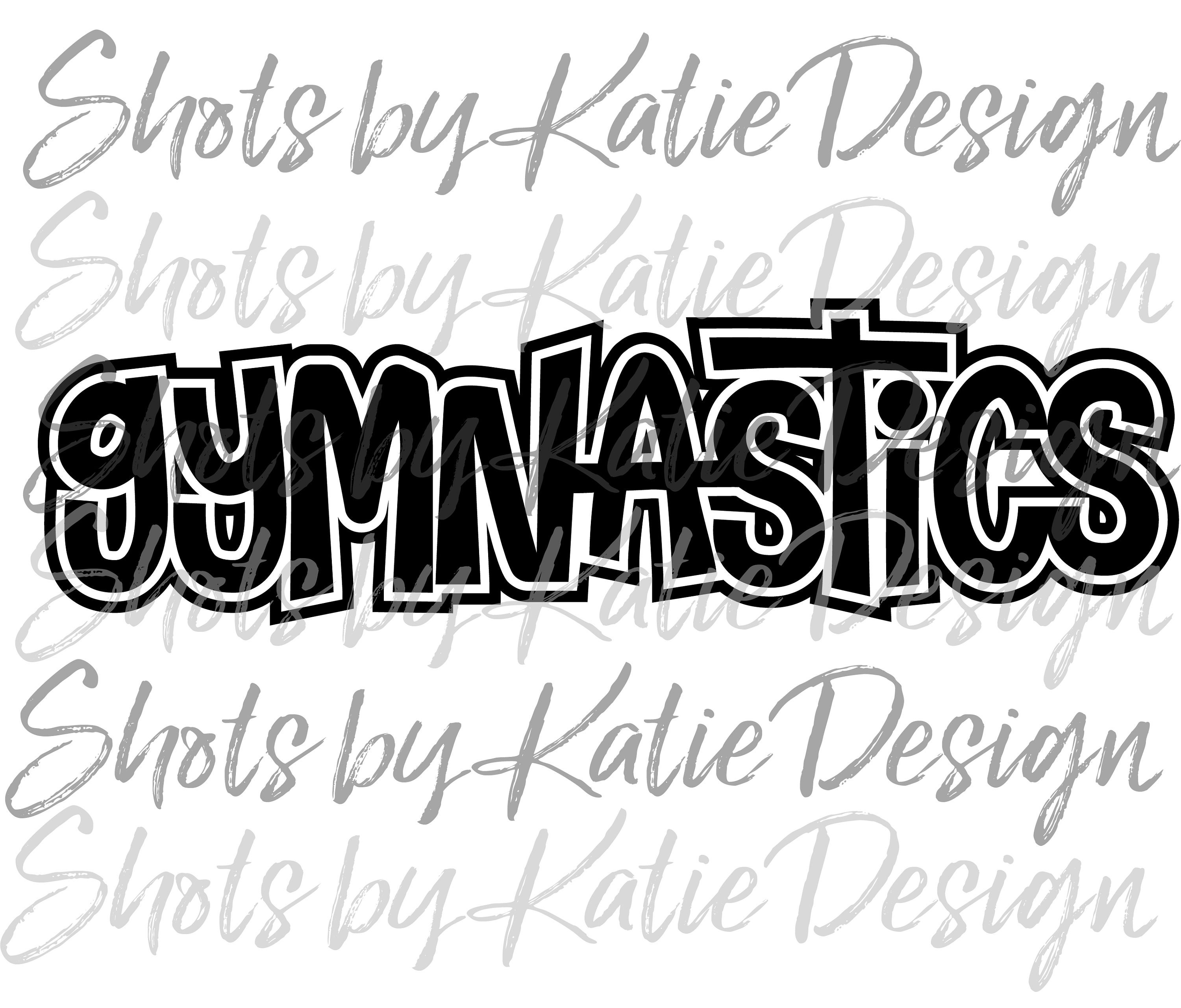 Gymnastics PNG, Gymnastics SVG, Digital Gymnastics, Gymnastics Letters ...