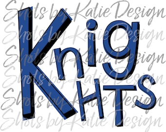 Riddare PNG, riddare vektor, digital riddare design, riddare bokstäver, riddare SVG, sublimeringsdesign, omedelbar nedladdning, riddare, gå riddare