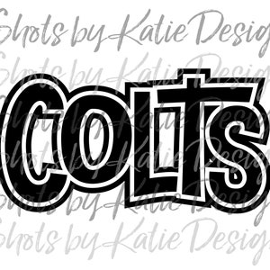 Colts PNG, Colts Vector, Digital Colts Design, Colts Letters, Colts SVG, Sublimation Design, Instant Download, Colts, Go Colts, Colts design