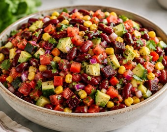 Kidney Bean, Corn, Tomato & Cucumber Salsa (local orders only IL, IN, WI)