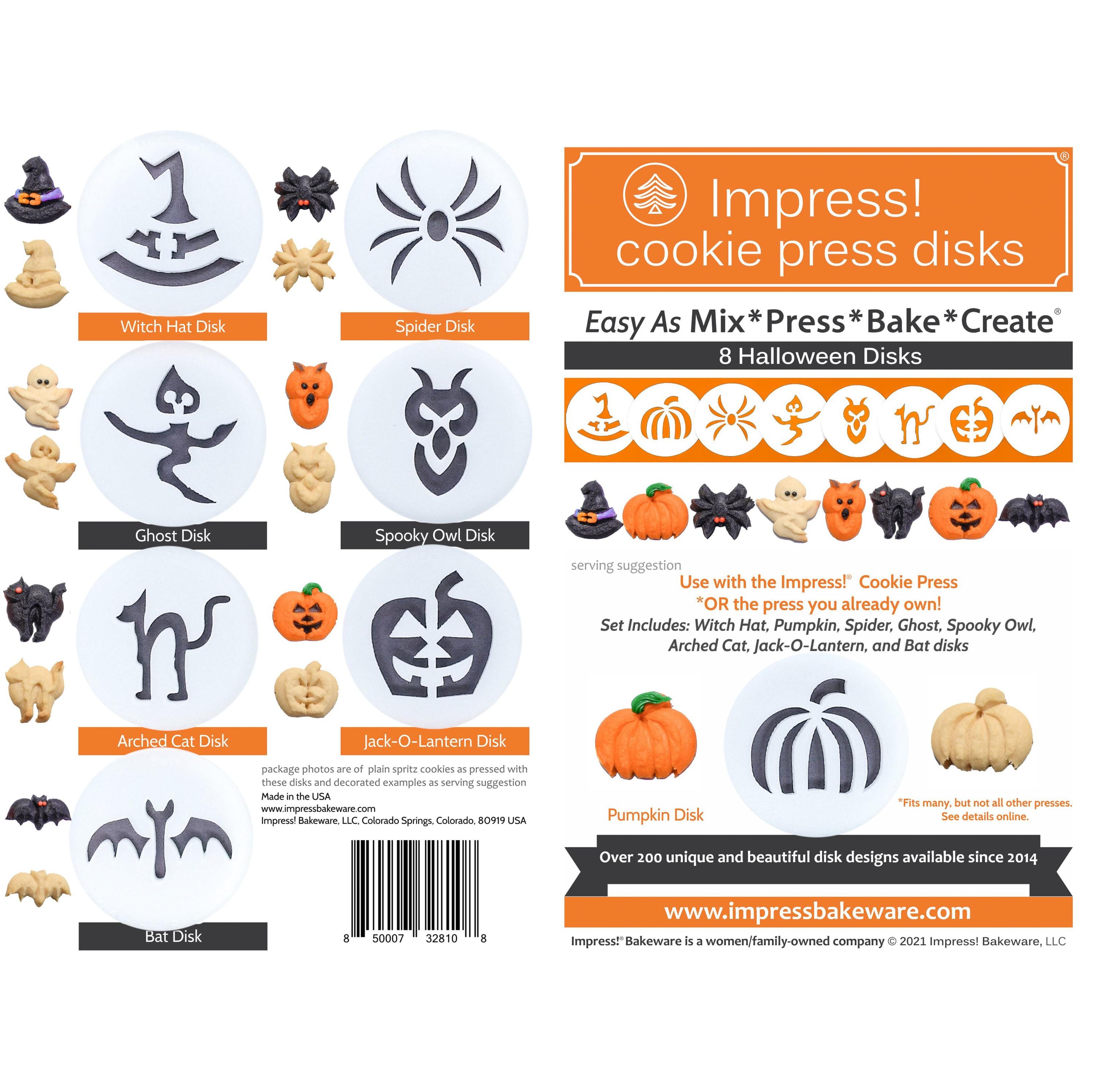 Halloween 8 Disk Set for Cookie Presses - Etsy