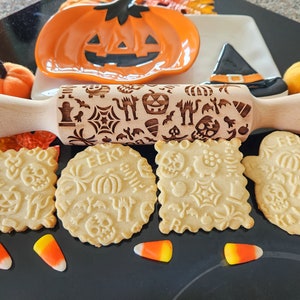 Halloween Embossed Rolling Pin